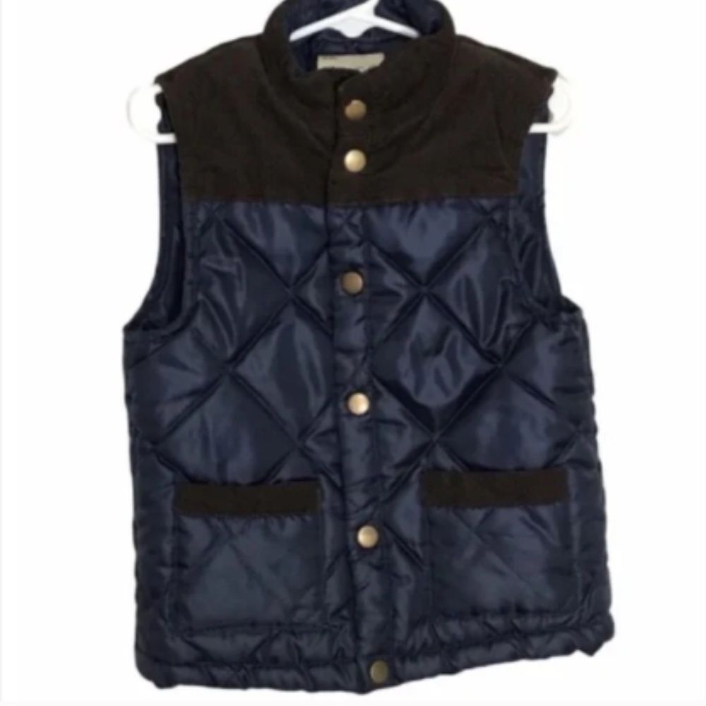 Sovereign Code Navy Quilted Puffer Vest